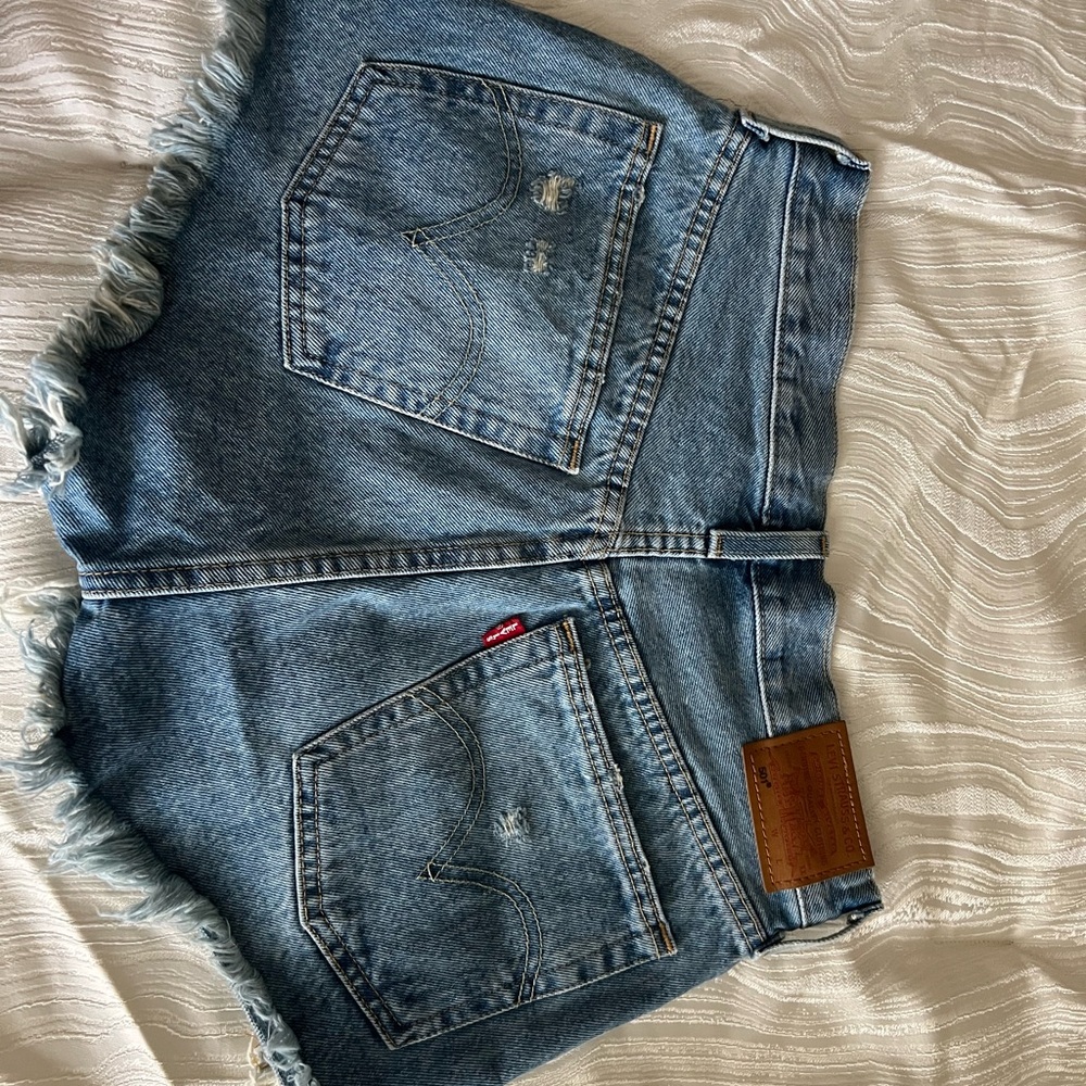Levi's Blue Jean Shorts Classic Cutoff Style